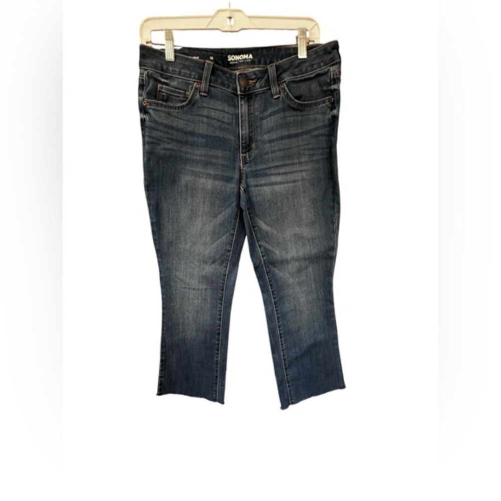 Sonoma Women's Dark Blue Ankle Jeans